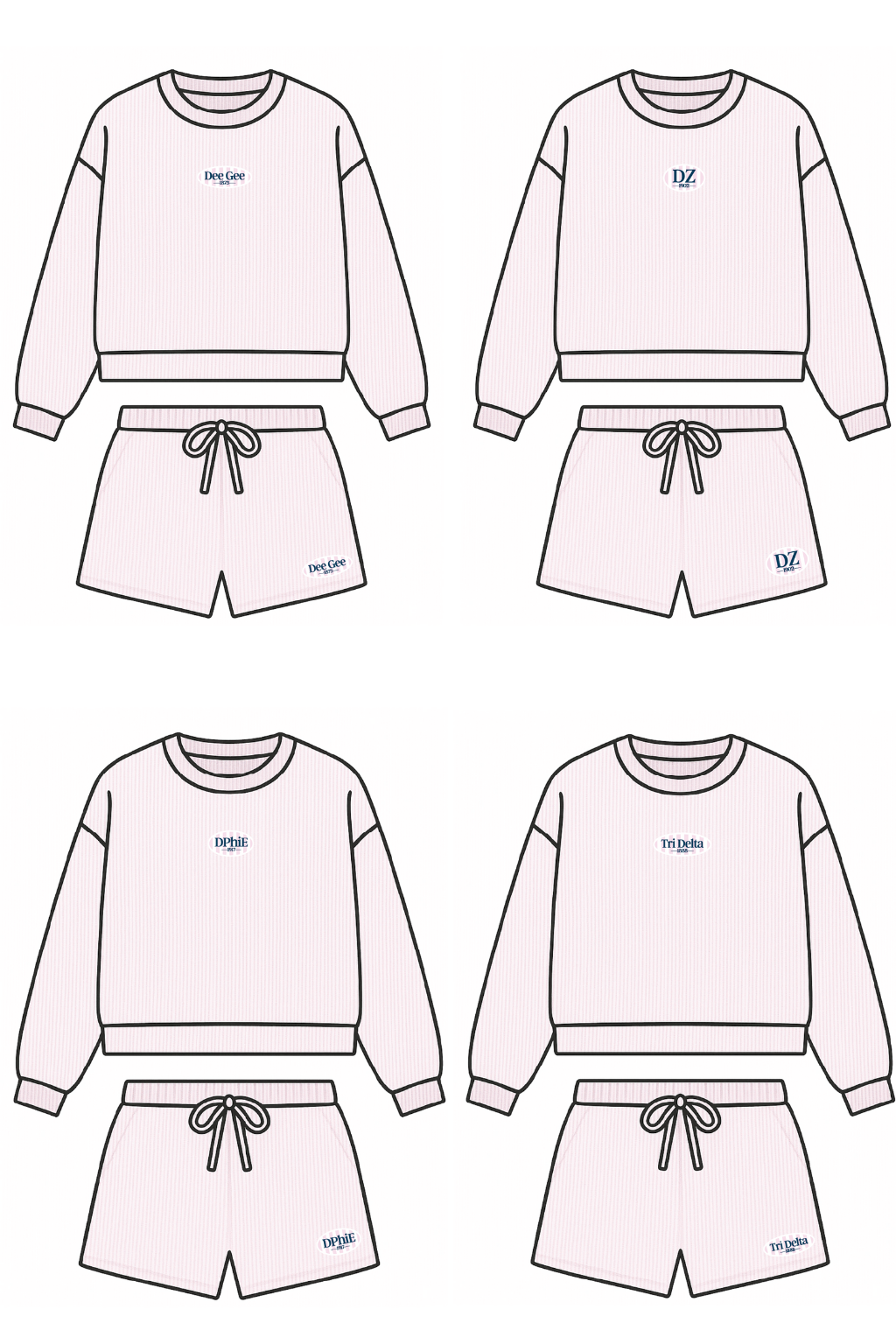 Pre-Order: Light Pink Corduroy Set— Limited Release