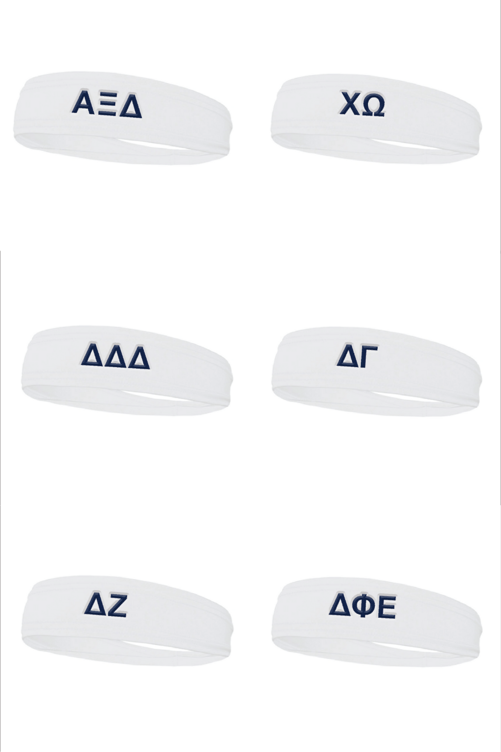 Pre-Order: Embroidered White Headband— Limited Release