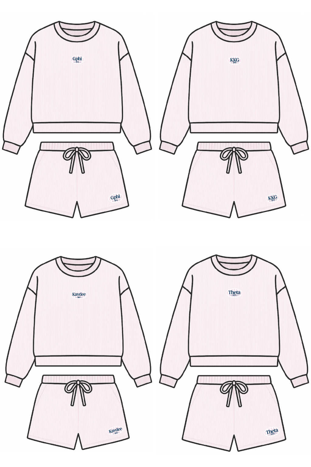 Pre-Order: Light Pink Corduroy Set— Limited Release