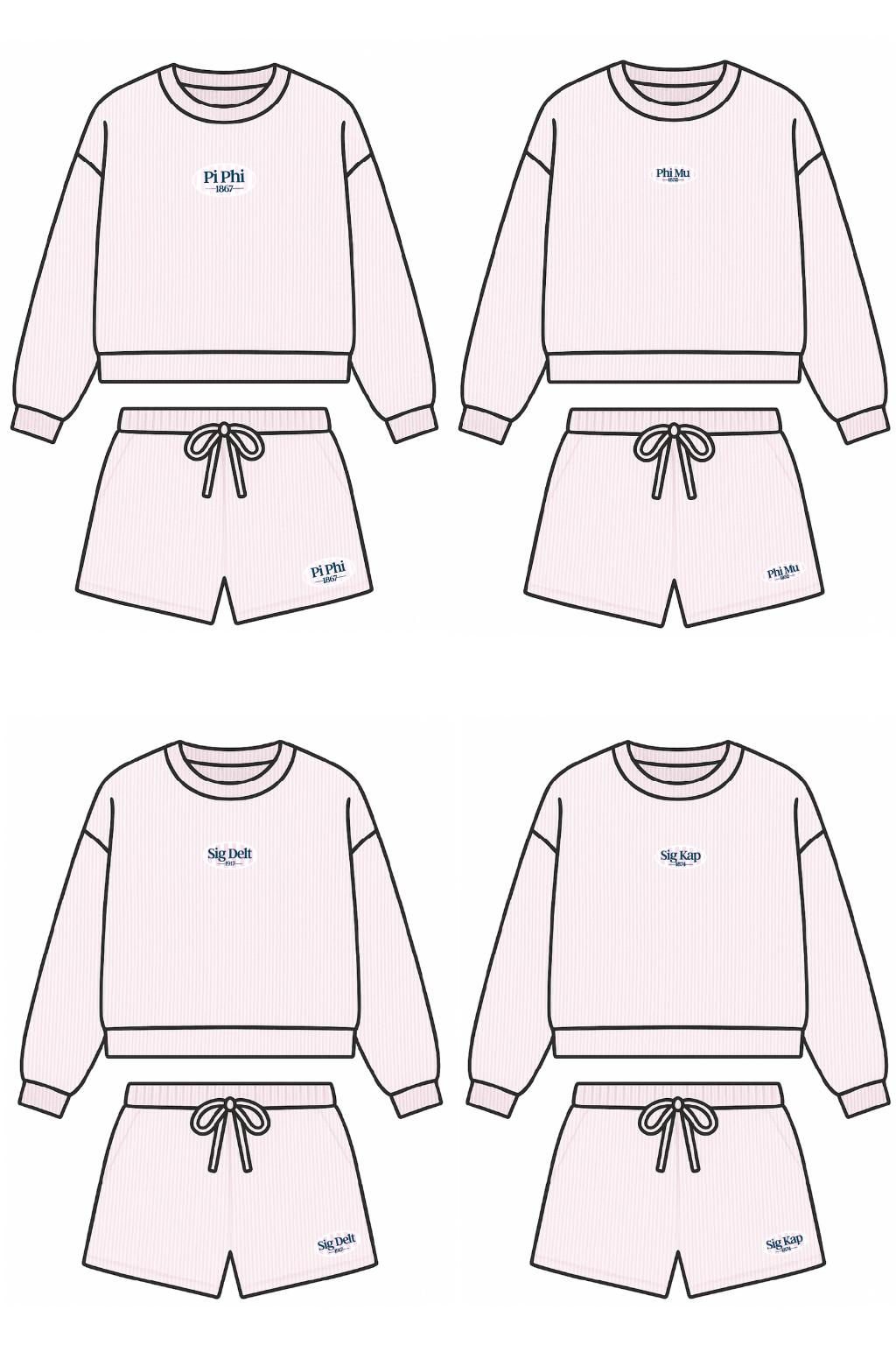 Pre-Order: Light Pink Corduroy Set— Limited Release