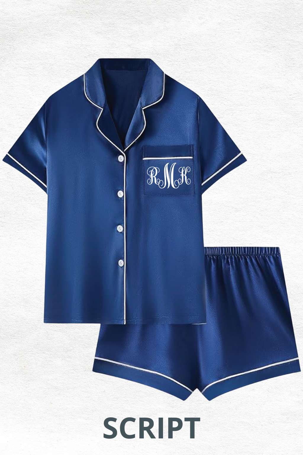 Personalized Monogram PJ Set