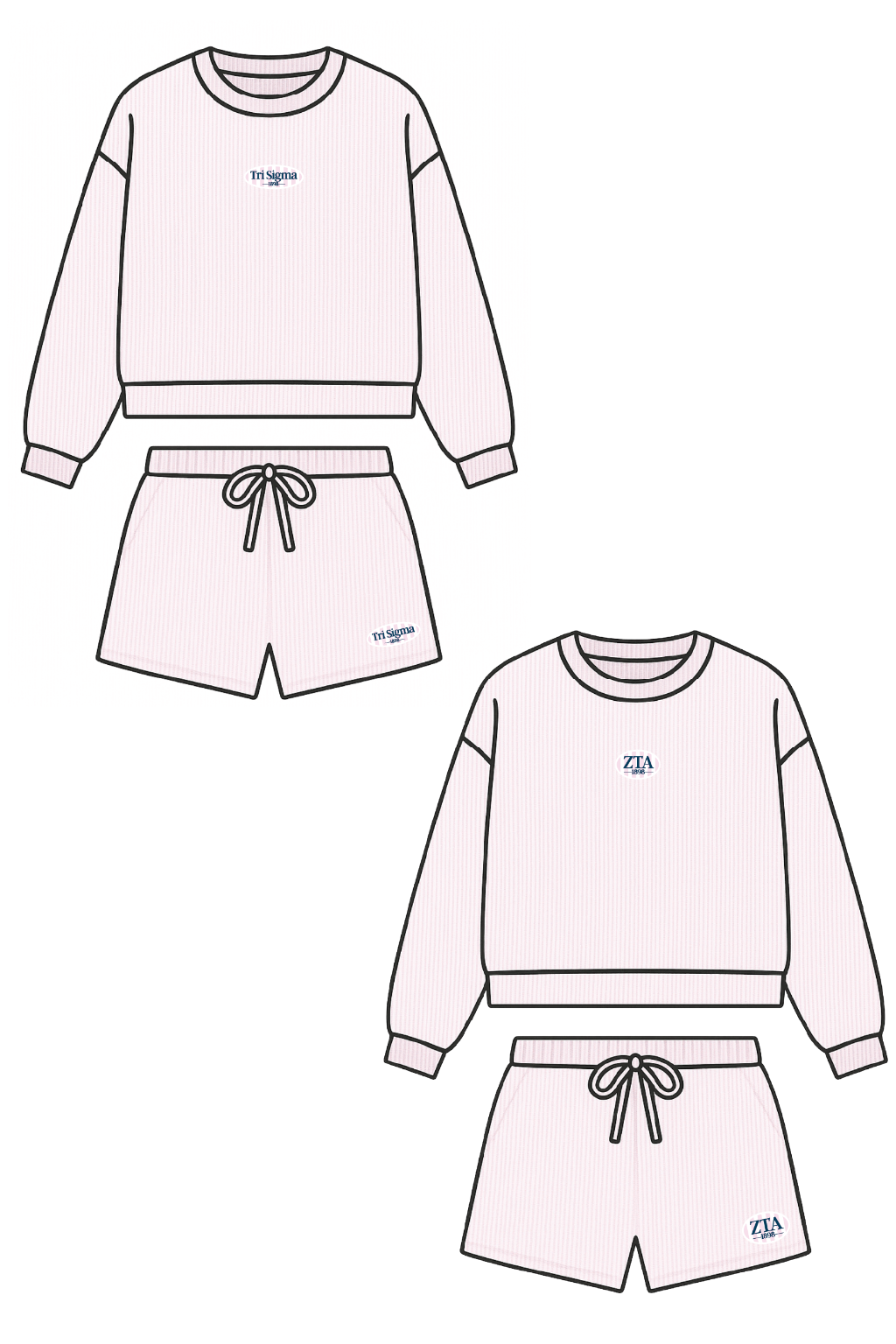 Pre-Order: Light Pink Corduroy Set— Limited Release