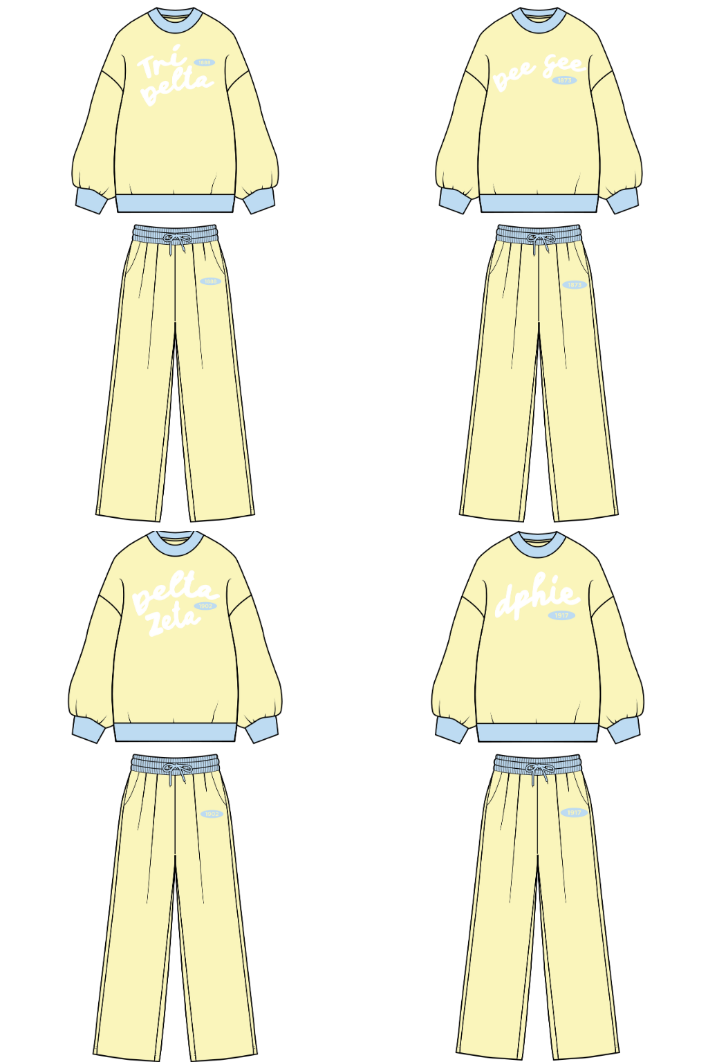 Pre-Order: Sorbet Colorblock Mock Neck Set— Limited Release