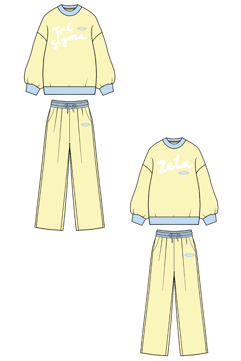 Pre-Order: Sorbet Colorblock Mock Neck Set— Limited Release