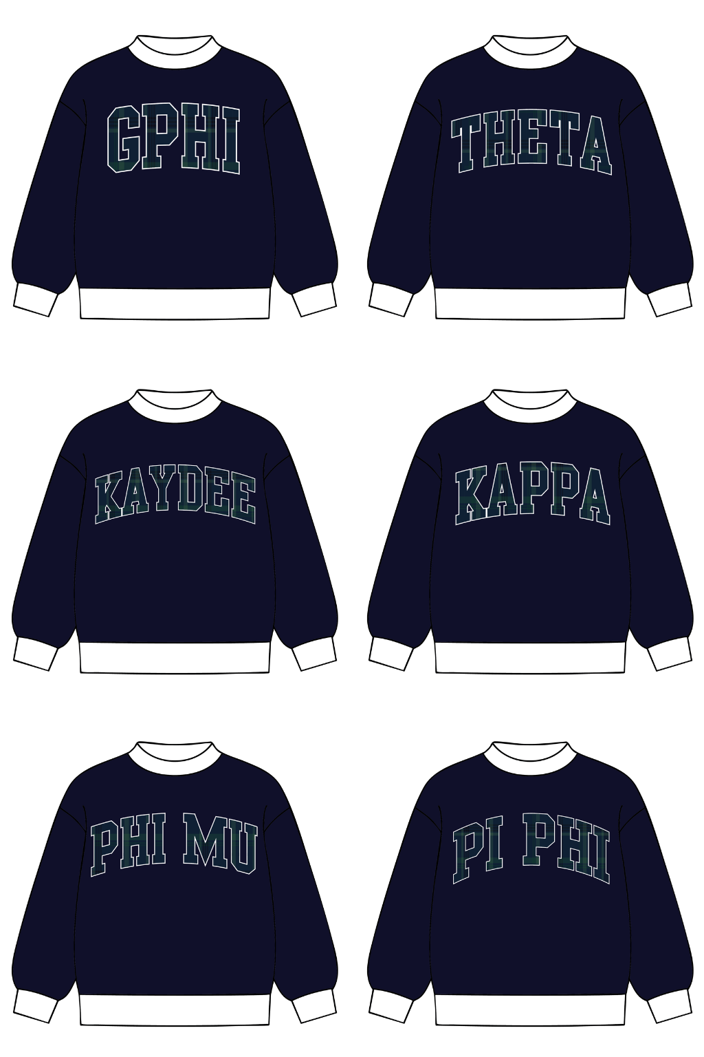 Pre-Order: Plaid Colorblock Mock Neck— Limited Release