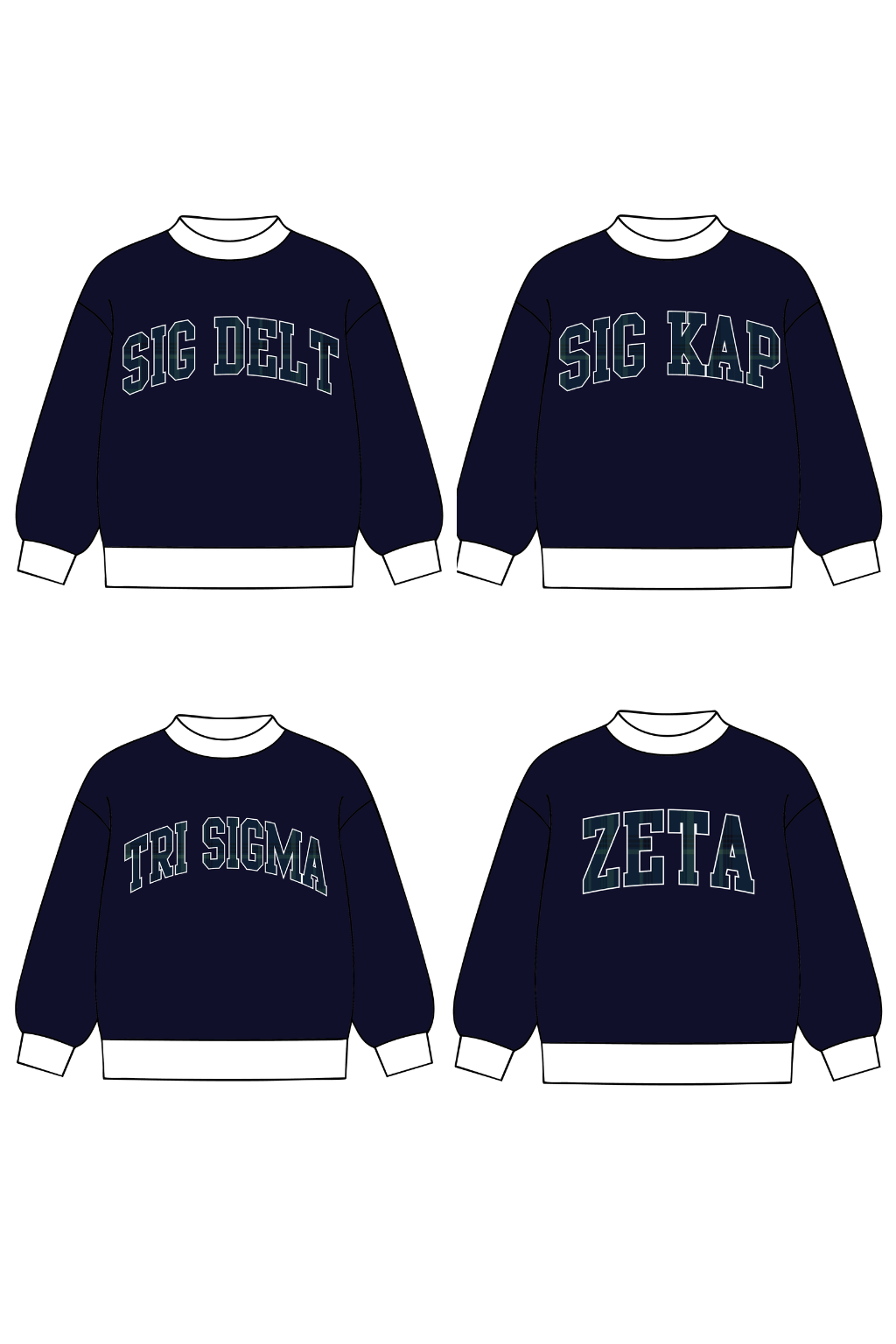 Pre-Order: Plaid Colorblock Mock Neck— Limited Release