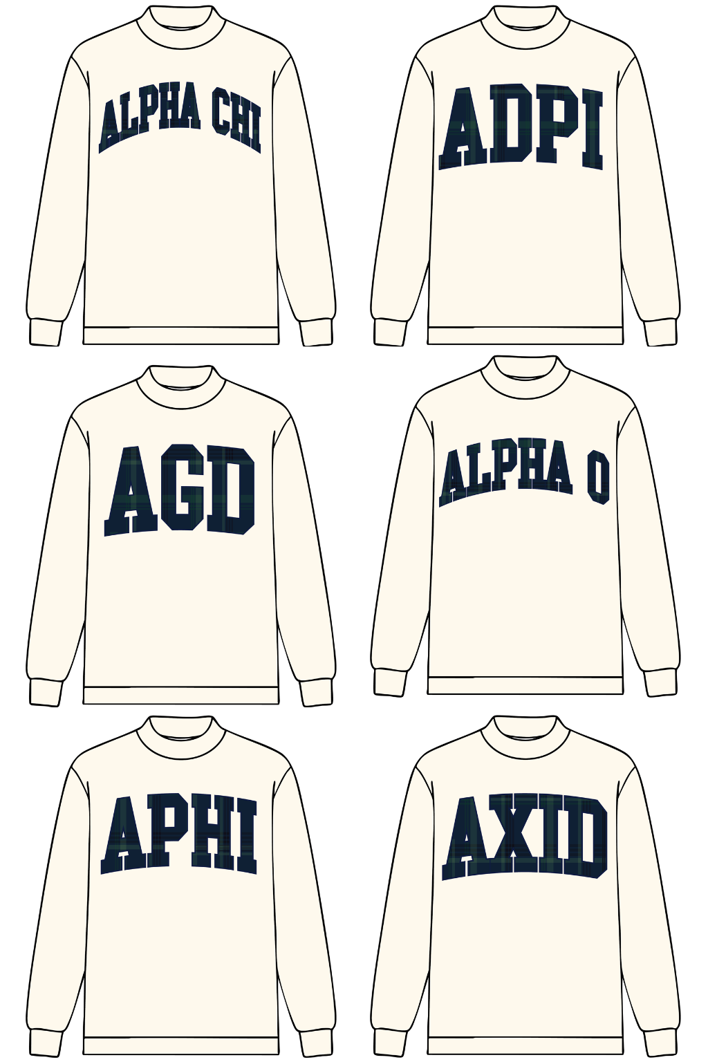 Pre-Order: Plaid Mockneck Long Sleeve— Limited Release