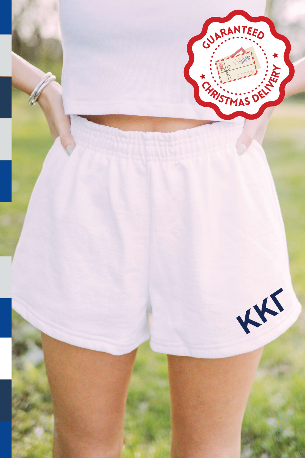 Pre-Order: Embroidered White Shorts— Limited Release
