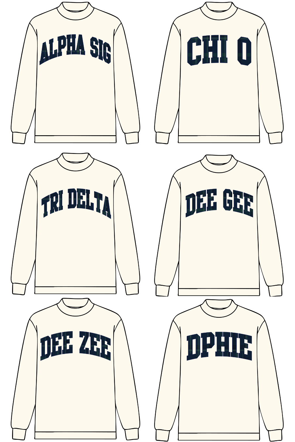 Pre-Order: Plaid Mockneck Long Sleeve— Limited Release