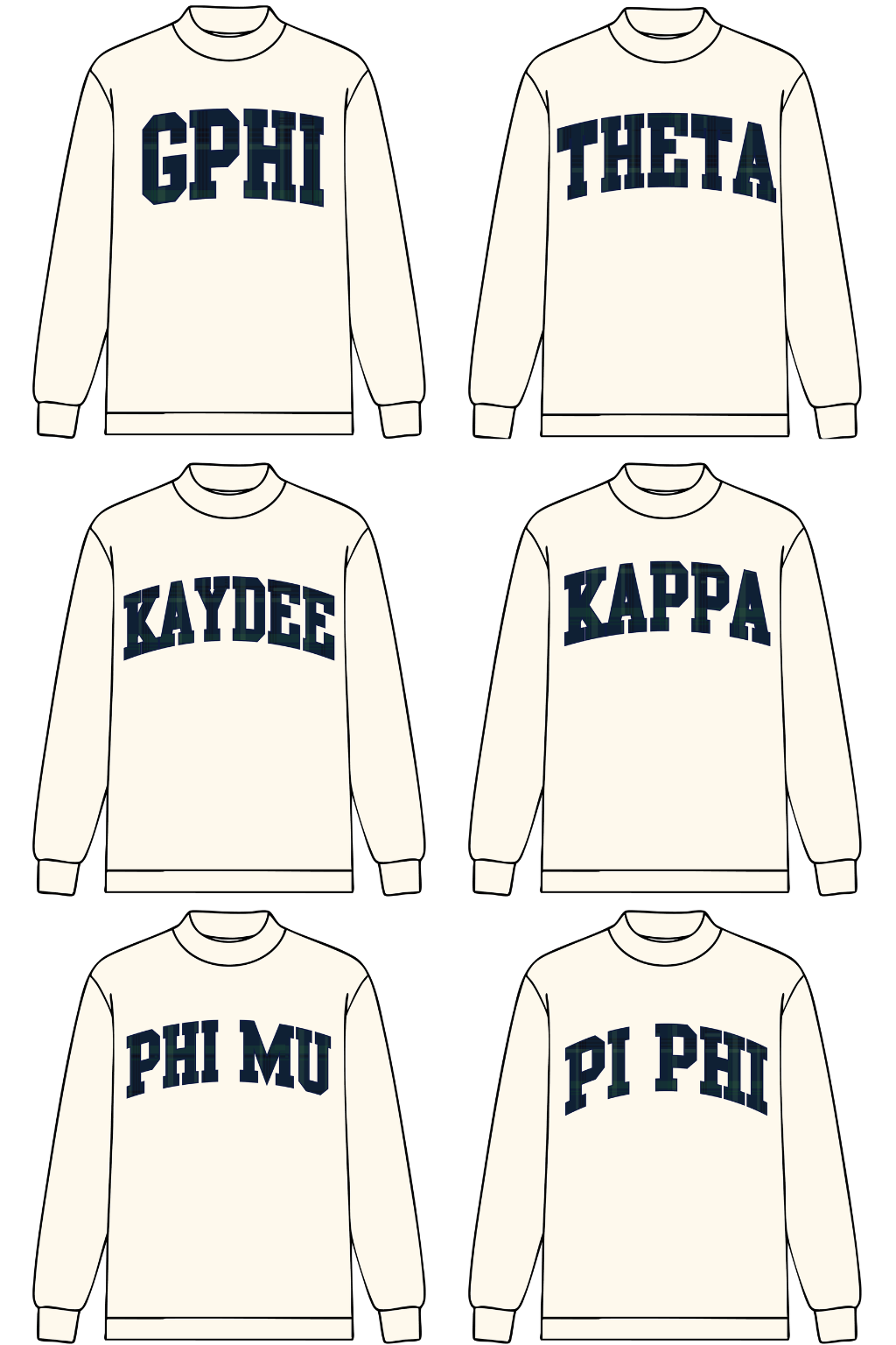 Pre-Order: Plaid Mockneck Long Sleeve— Limited Release