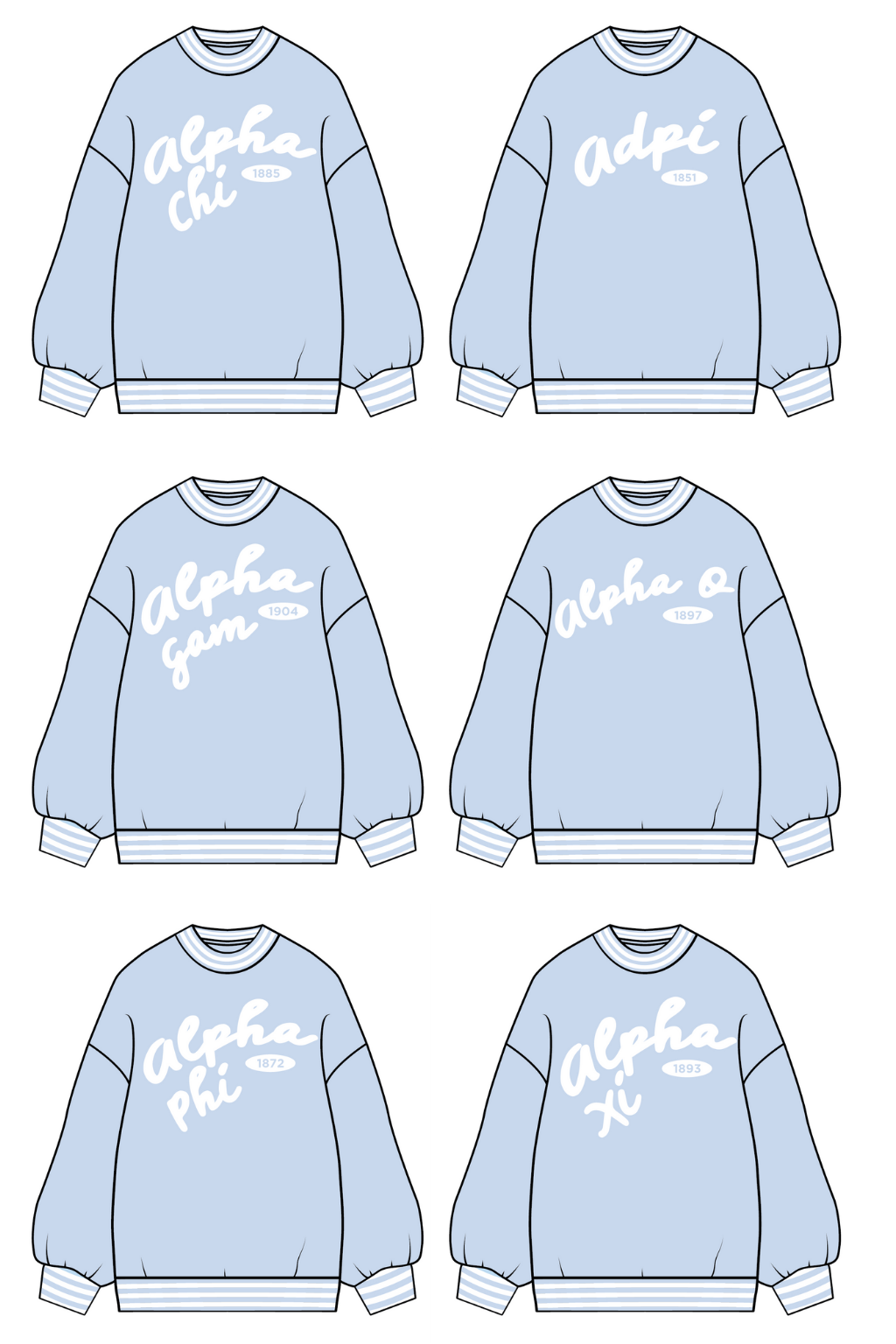 Pre-Order: Striped Cuff Aspen Mock Neck— Limited Release