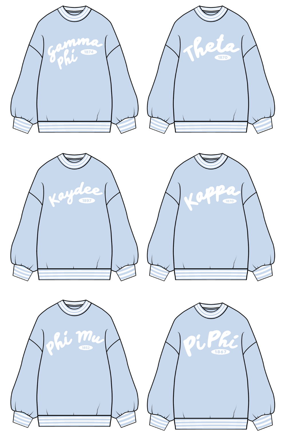 Pre-Order: Striped Cuff Aspen Mock Neck— Limited Release