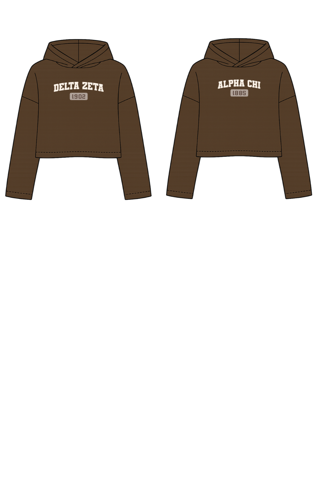 Mocha Collegiate Hoodie