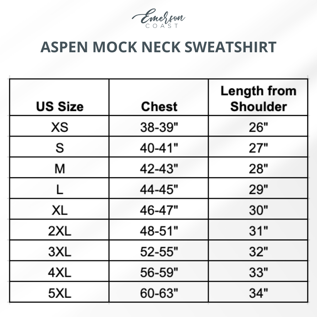 Pre-Order: Aspen Mock Neck Sweatshirt— Limited Release