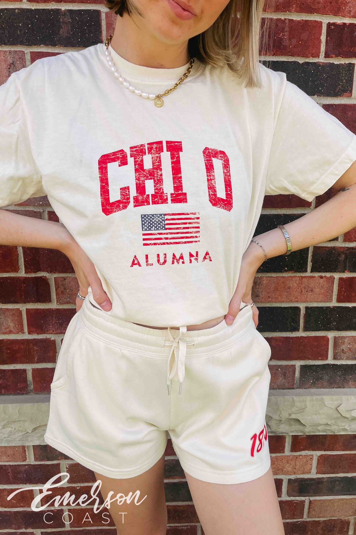 Chi Omega 1895 Shorts