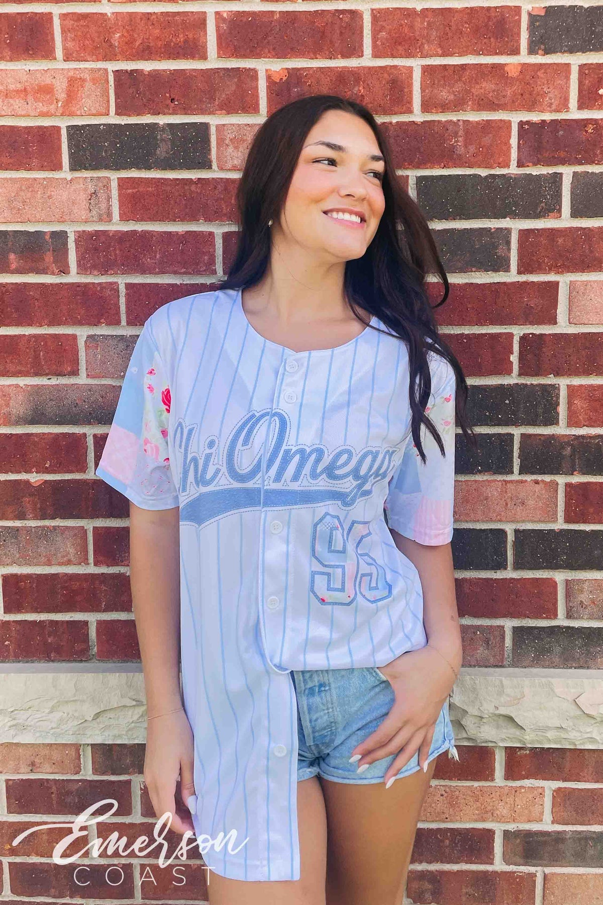 Chi Omega Baseball Jersey