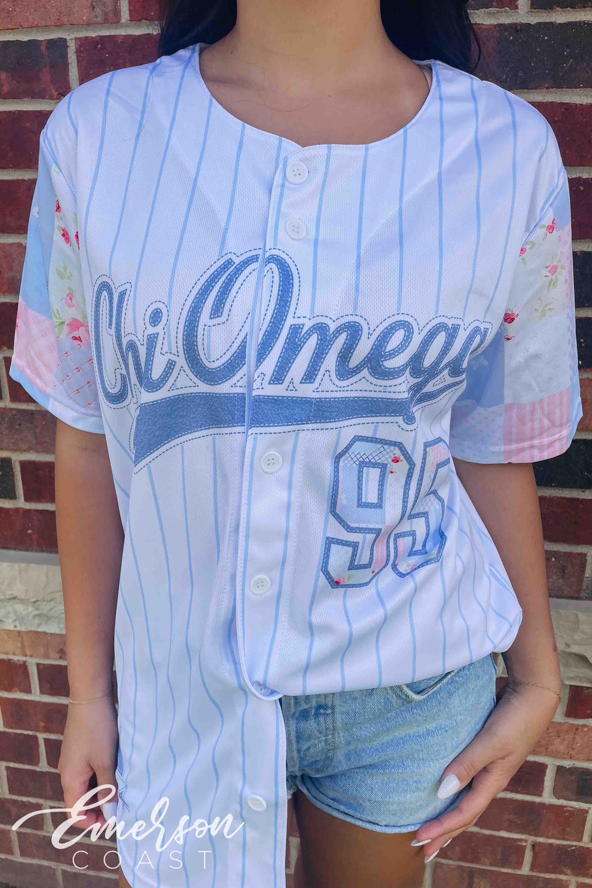 Chi Omega Baseball Jersey