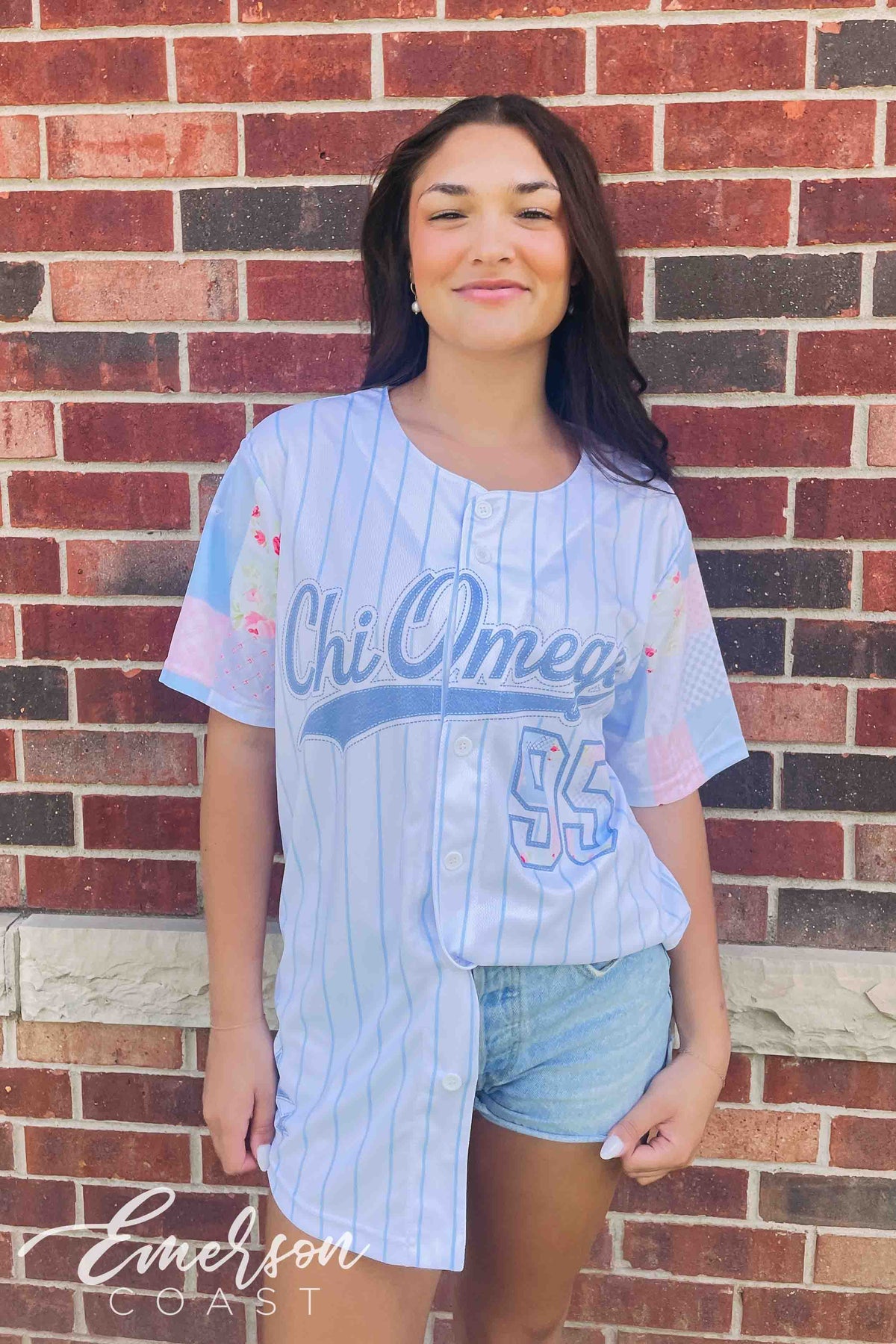 Chi Omega Baseball Jersey