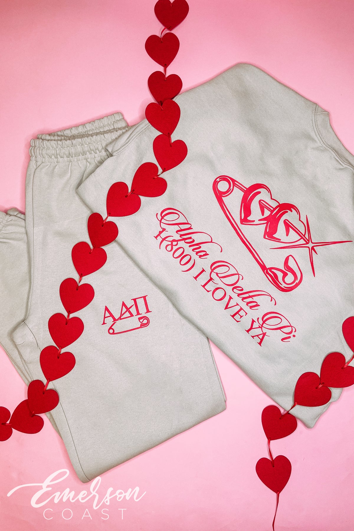 Alpha Delta Pi 1 (800) I Love Ya Sweatshirt