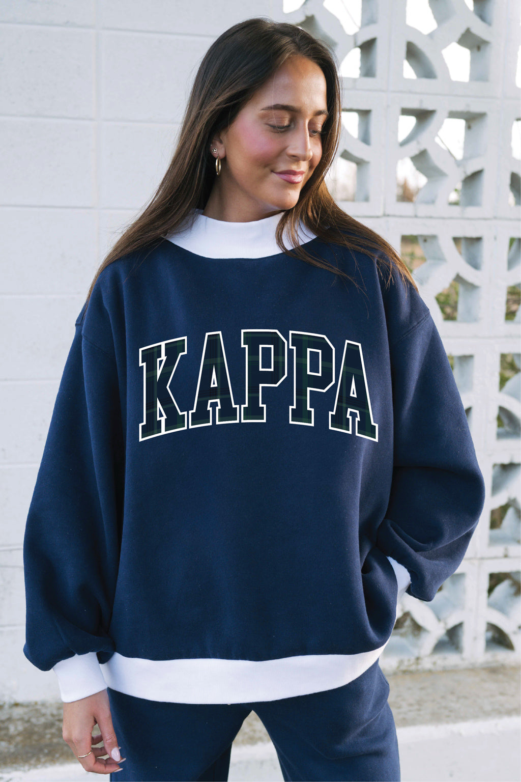 Pre-Order: Plaid Colorblock Mock Neck— Limited Release