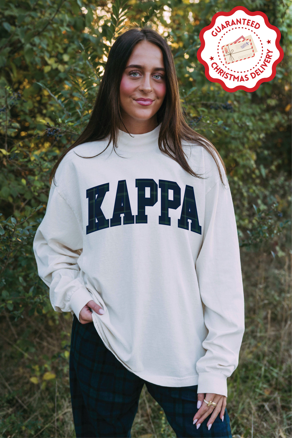 Pre-Order: Plaid Mockneck Long Sleeve— Limited Release