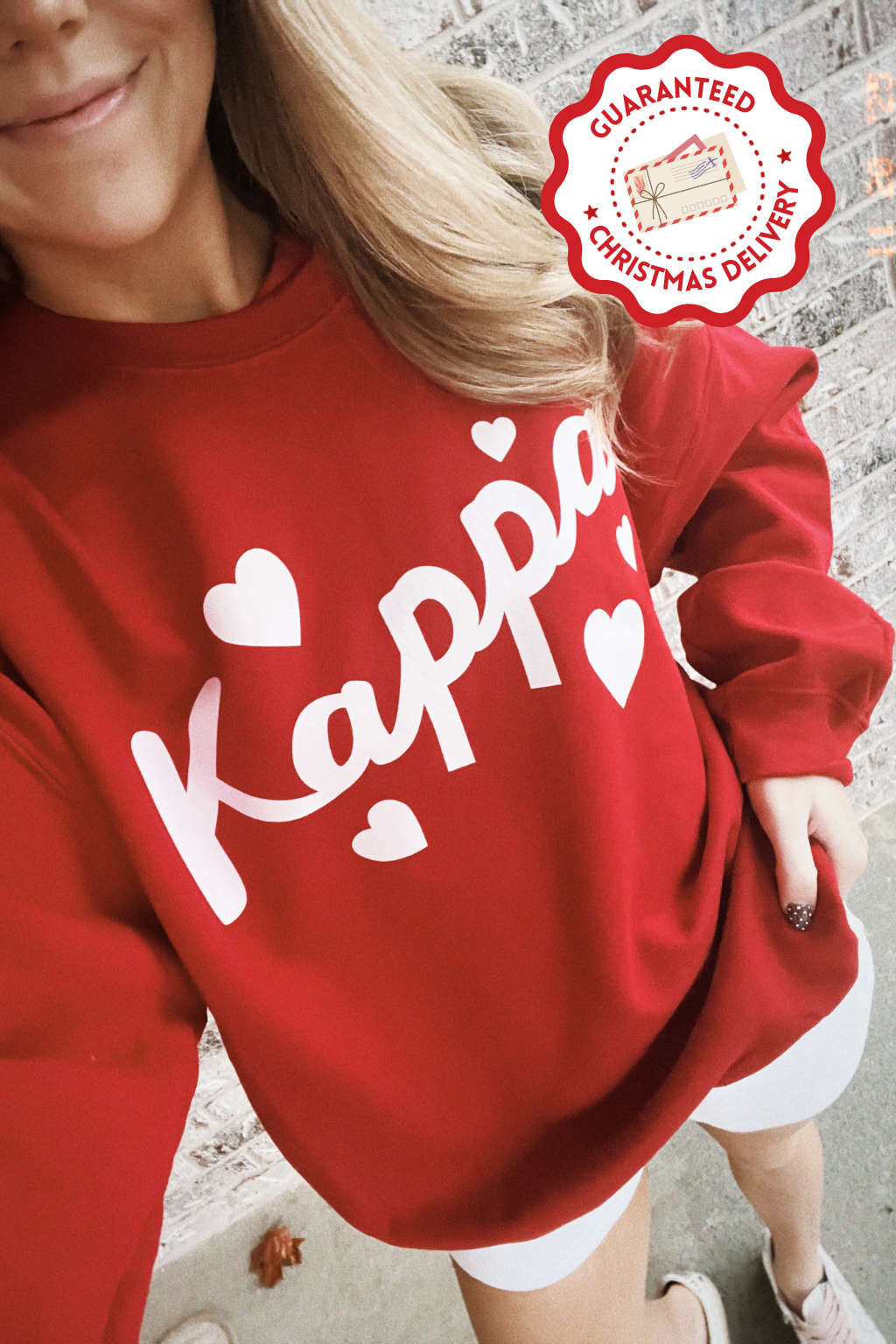 Pre-Order: Classic Red Hearts Crewneck— Limited Release