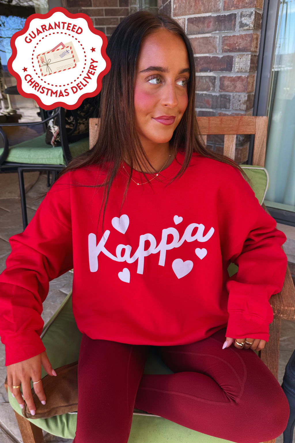 Pre-Order: Classic Red Hearts Crewneck— Limited Release