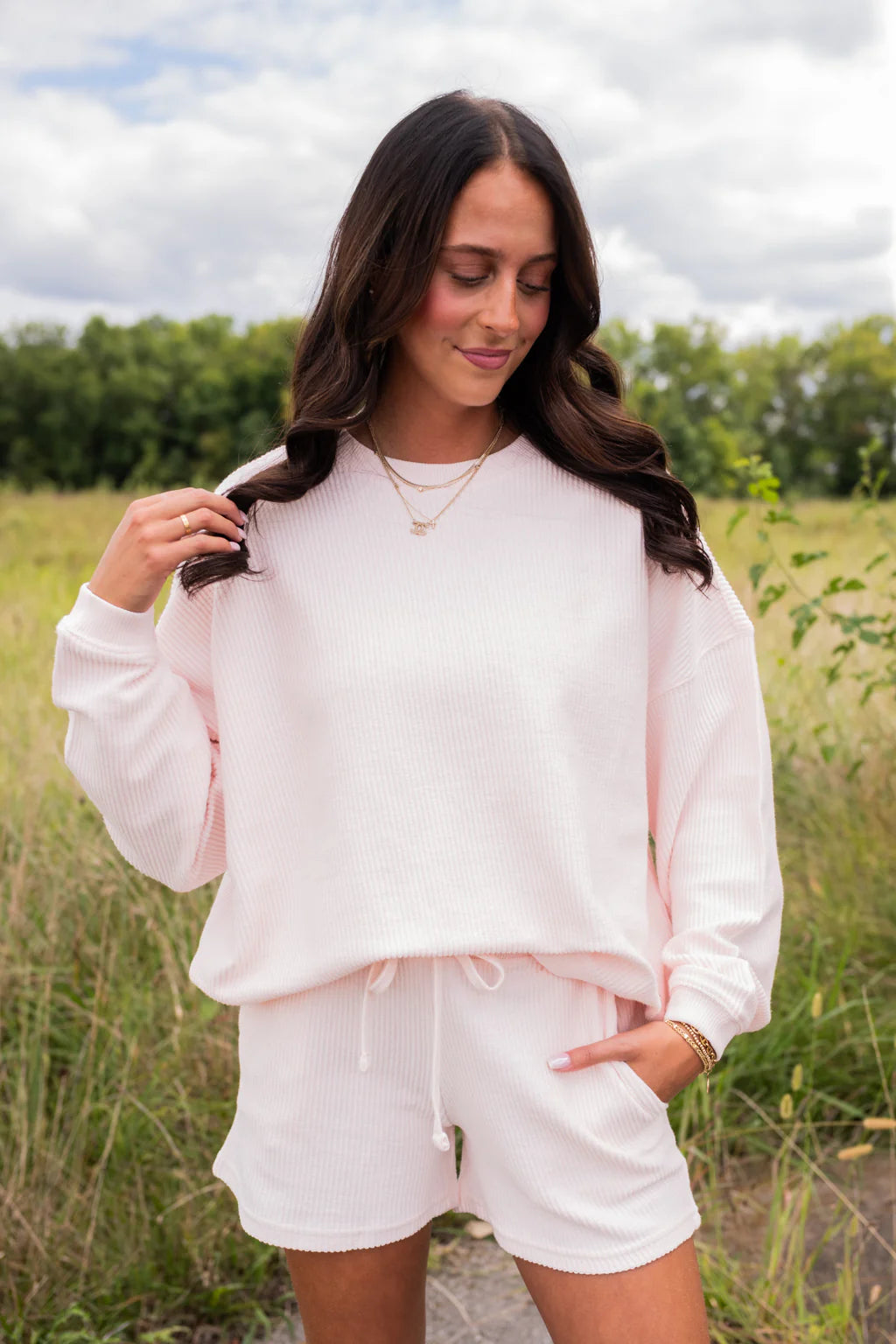 Pre-Order: Light Pink Corduroy Set— Limited Release