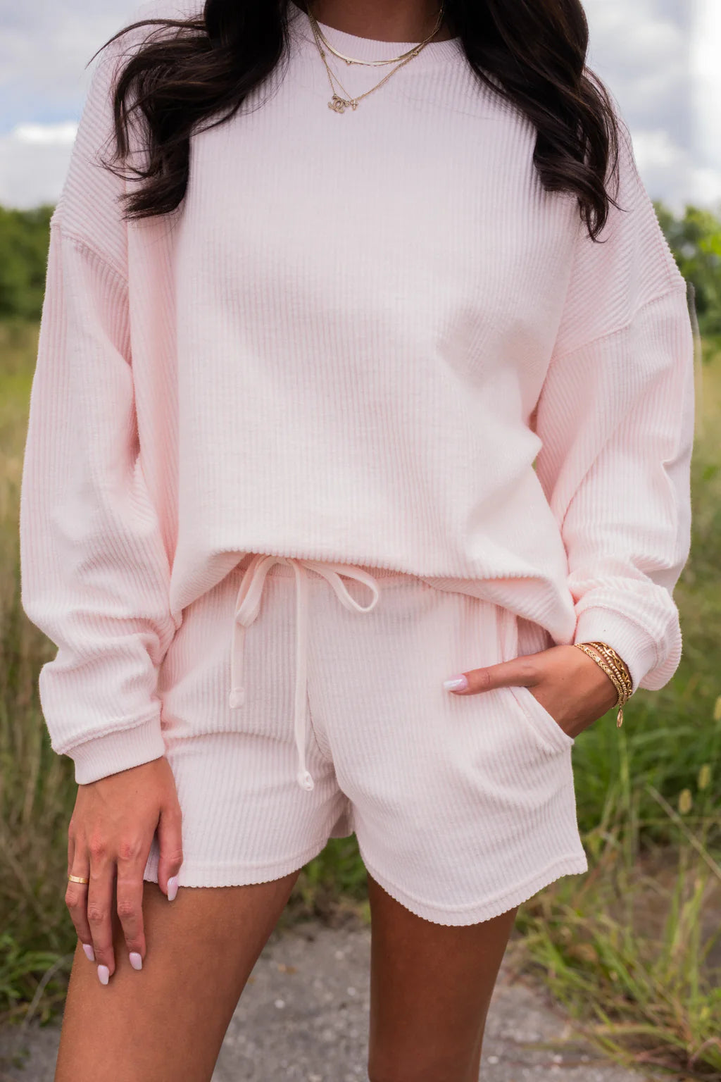 Pre-Order: Light Pink Corduroy Set— Limited Release